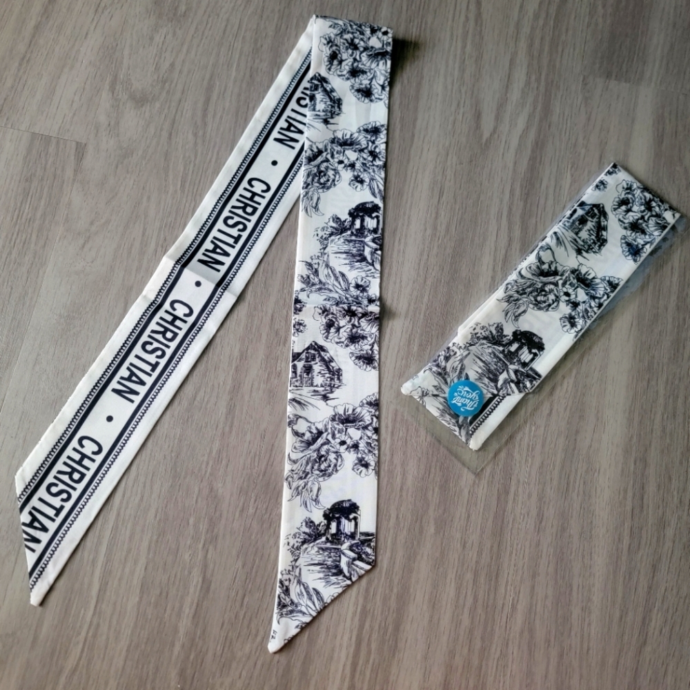 🔴Final Price!! 2pcs Bag Twilly, Hair Tie, Scarf, Twilly Scarf Accessory